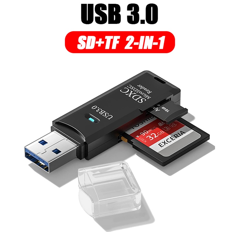 Laptop Accessories And Gadgets - 2'si 1 Arada USB 3.0 Kart