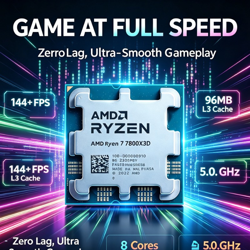 Amd Cpu Ryzen 7 - Ryzen 7 7800X3D Oyun İşlemcisi 8