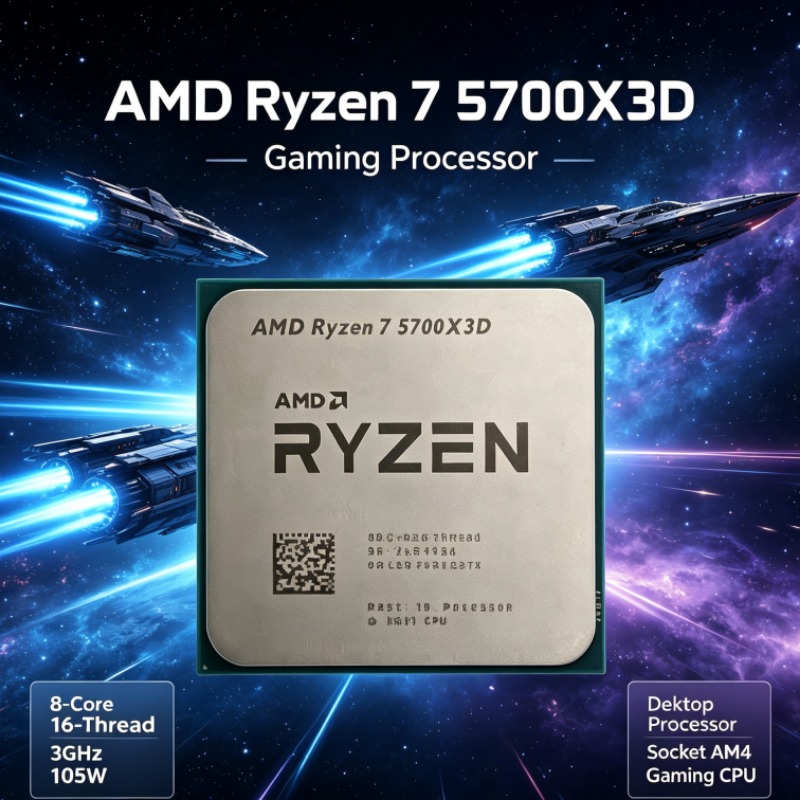 Amd Cpu Ryzen 7 - Ryzen 7 5700X3D AMD Soket AM4