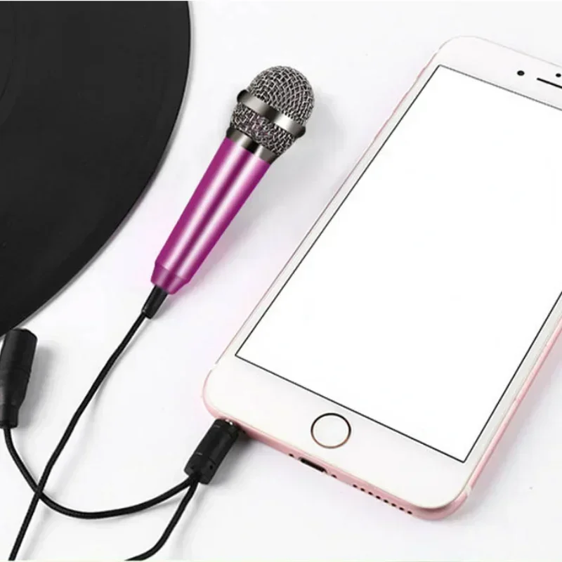 Laptop Accessories And Gadgets - Mini Taşınabilir 3.5mm Stereo Stüdyo Mikrofonu