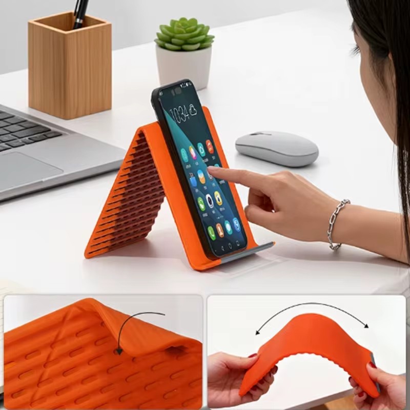 Laptop Accessories Holder - Esnek Katlanabilir Silikon Telefon Tutucu Taşınabilir