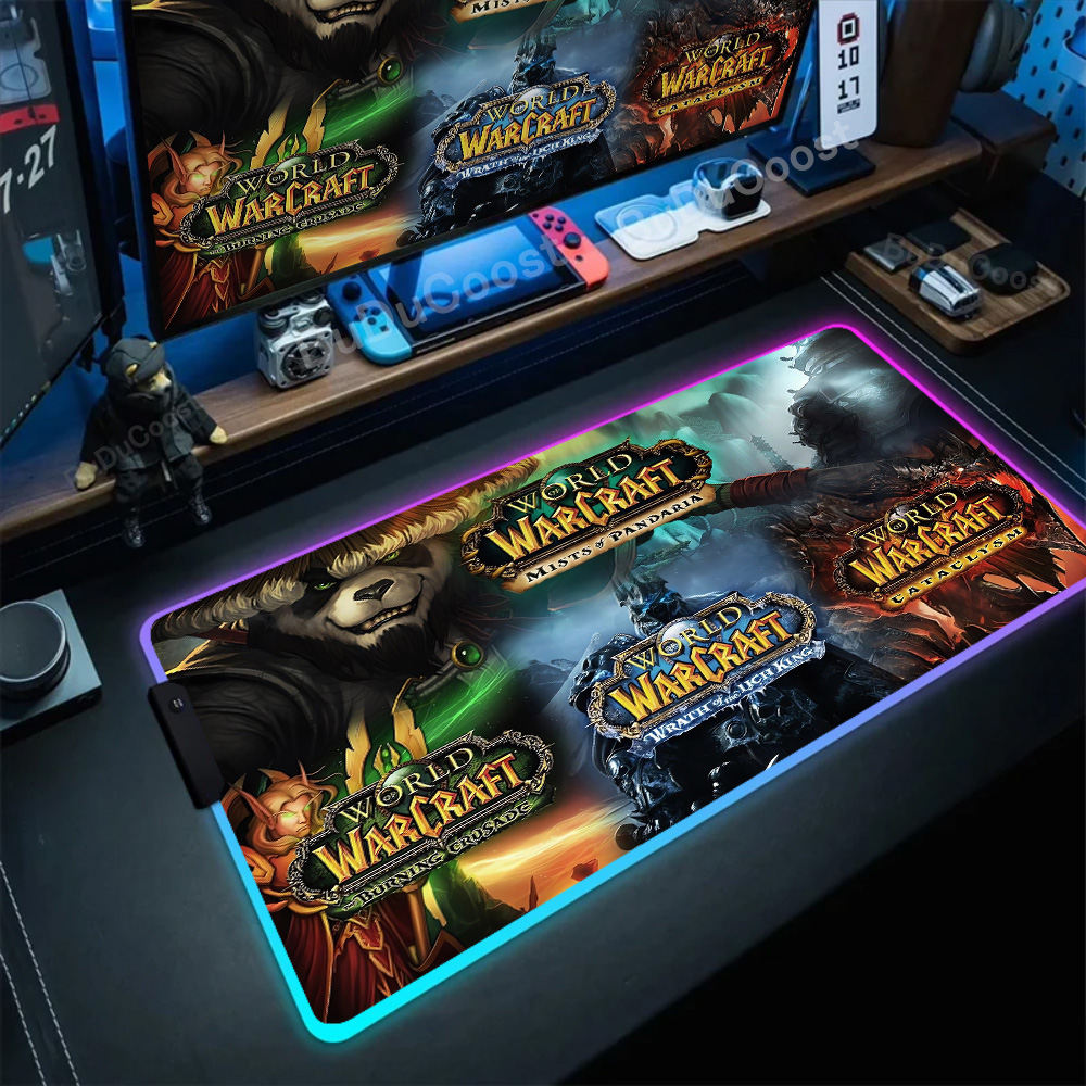 Laptop Accessories World - RGB Mouse Pad oyun dünya Warcraft