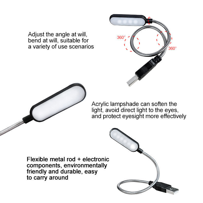 Mini 4 LED Kitap Lambası Taşın - Laptop Accessories Light incelemesi ve fiyatı