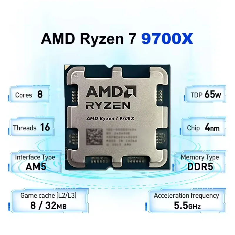 AMD Ryzen 7 9700X İşlemci 3.8G - Amd Cpu Ryzen 7 incelemesi ve fiyatı