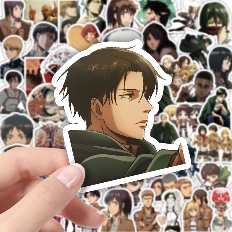 60 adet Titan Anime çıkartmala - Laptop Editing Accessories incelemesi ve fiyatı