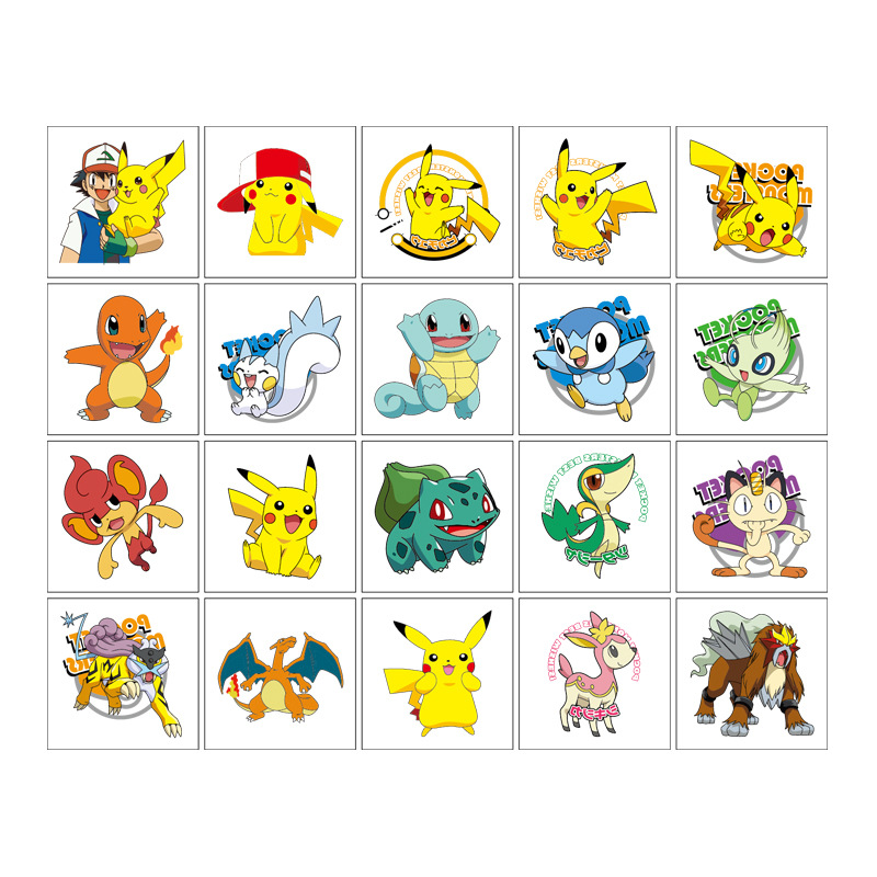 5*5 cm 20 adet Pokemon Pikachu - Laptop Accessories Toy incelemesi ve fiyatı