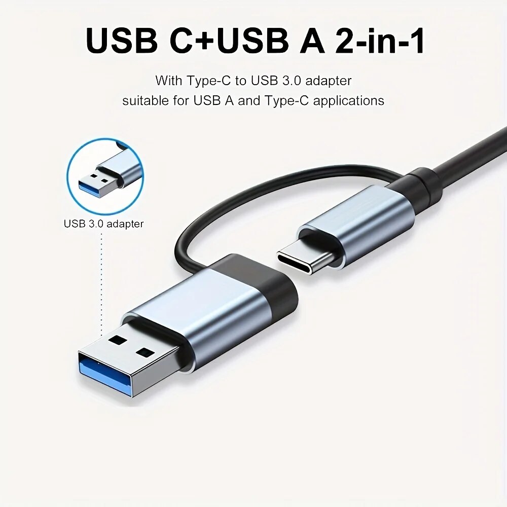 2'si 1 Arada USB3.0 Hub 7 Port - Laptop Accessories And Gadgets incelemesi ve fiyatı