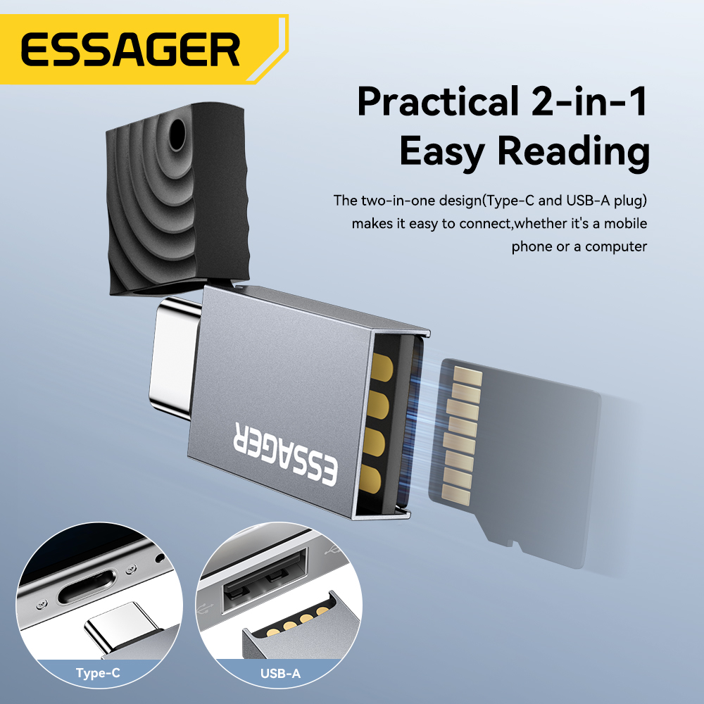 Essager 2 in 1 TF SD Kart Okuy - Laptop Accessories And Gadgets incelemesi ve fiyatı