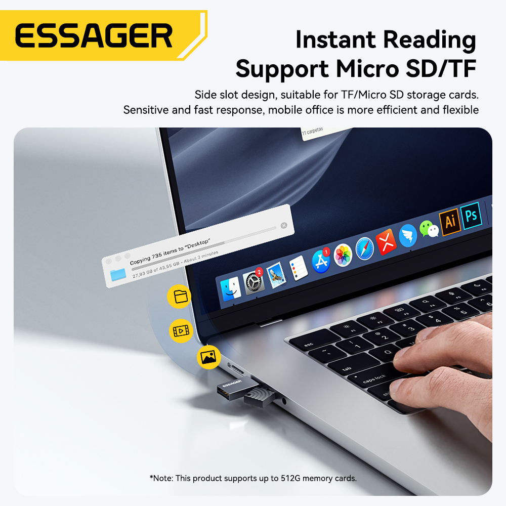 Essager 2 in 1 TF SD Kart Okuy - Laptop Accessories And Gadgets incelemesi ve fiyatı